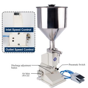 Pneumatic Filling Machine Liquid Paste Bottler Filler 5-50ml A02 - Image 3