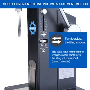 Manual Filling Machine 5-55ml Bottler Filler For Liquid and Paste A03 Pro - Image 3