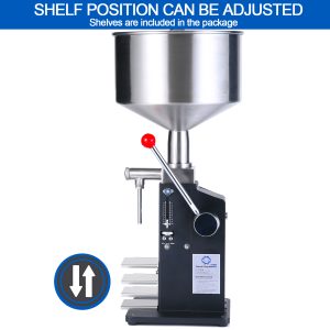 Manual Filling Machine 5-55ml Bottler Filler For Liquid and Paste A03 Pro - Image 9