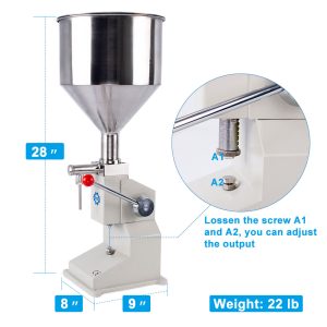 Manual Liquid Filling Machine Bottle Filler 5-50ml A03 - Image 4