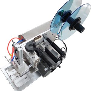 LT-60 Semi-Auto Flat Bottle Labeling Machine Label Applicator Flat Square Bottle Labeler Applicator Tabletop Plane Labeling Machine Flat Surface Labeler Machine 110V - Image 4