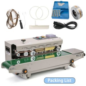 Continuous Sealing Machine FR-900 Automatic Plastic Bag Band Sealer Stamp Coding - Image 7