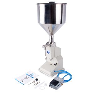 Pneumatic Filling Machine Liquid Paste Bottler Filler 5-50ml A02