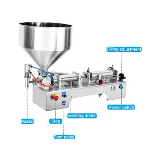 Paste Filling Machine, Pneumatic Filling Machine, Bottle Filler For Liquid Paste - Image 9
